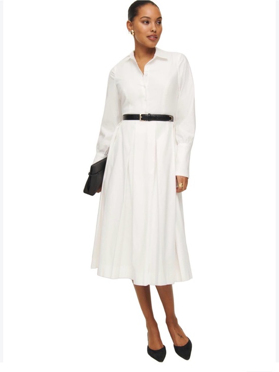 Reformation Dresses & Skirts - Reformation witchery seam detail maxi shirt dress size 12 cotton!